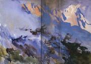 John Singer Sargent Mountain Fire (mk18) china oil painting artist